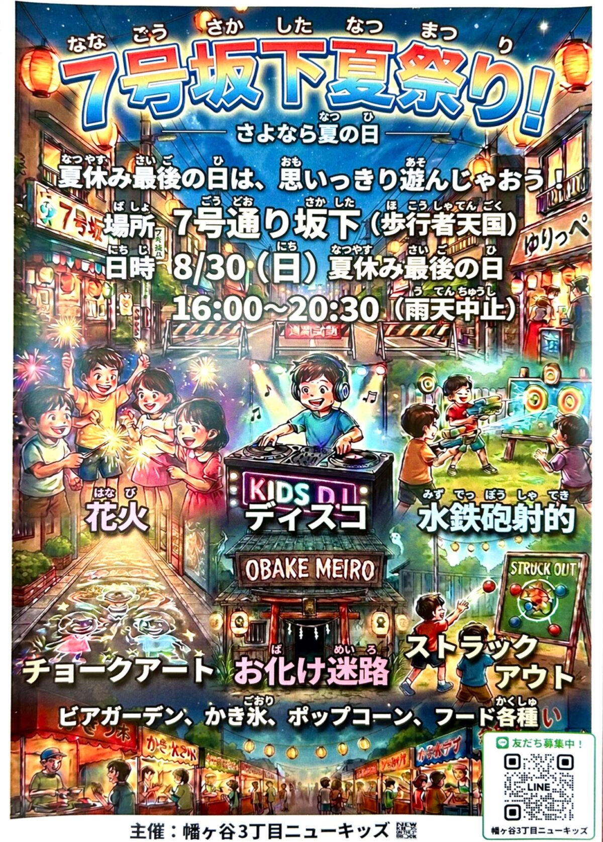 なな ごう さか した なつ まつ り イベント 渋谷区 笹塚 幡ヶ谷 初台 本町